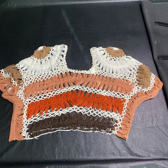 Solution Crocheted BoHo Top (M-L) - Picture 2 of 5